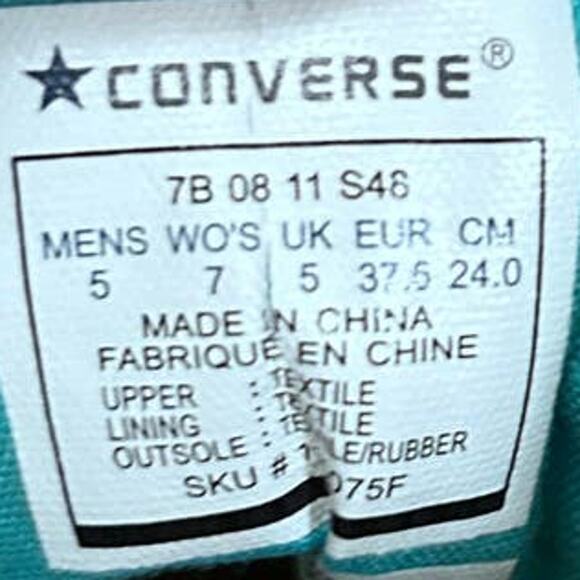 Converse All Star - CT Low Top Skate - Sneakers - White/Blue - Women's - 7 - Picture 9 of 9